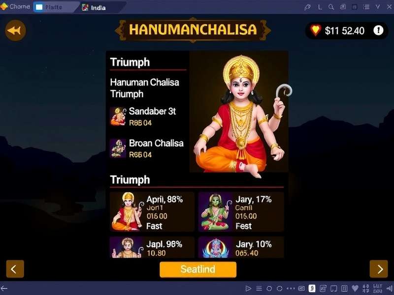 Hanuman Chalisa Triumph User Statistics in India